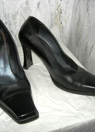 Кожаные туфли carlo di nuzzi италия р. 38