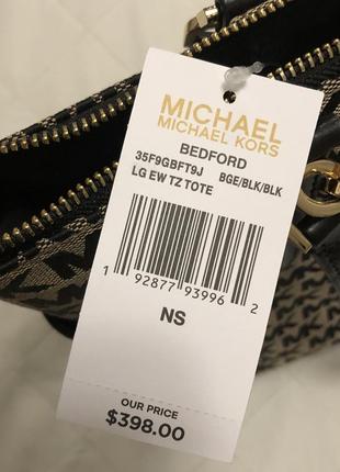 Сумка michael kors з лого bedford large east west tote5 фото