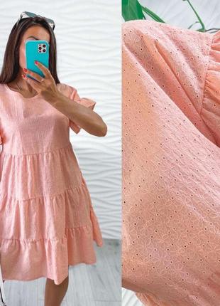 Платье женское короткое мини легкое летнее на лето базовое нарядное повседневное черное белое розовое голубое свободное оверсайз