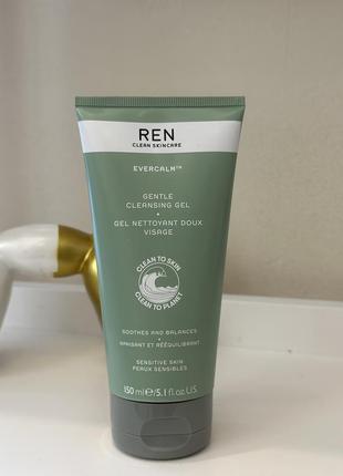 Ніжний очищувальний гель ren evercalm gentle cleansing gel