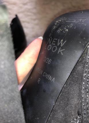 Ботильоны ботинки босоножки на шнуровке открытый носок каблук искусственная замша9 фото