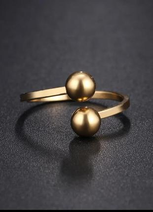 Медаль кольцо поцелуя кольца с шариками кольцо нержавейка медзолото медицинская сталь