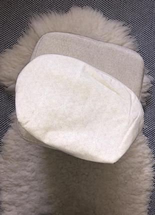 Большая тканевая косметичка дорожная вместительная огромная