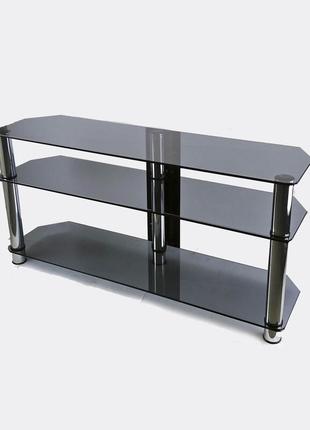 Тумба тв зі скла 1100х350х569 commus меридіан new chr