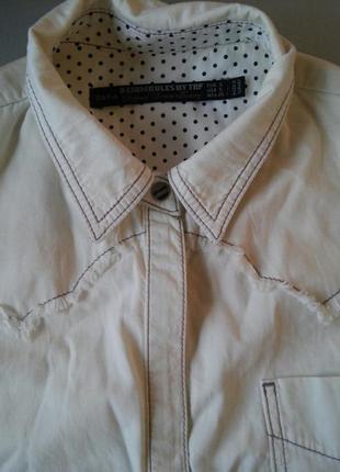 Безрукавка светлый деним на завязках zara