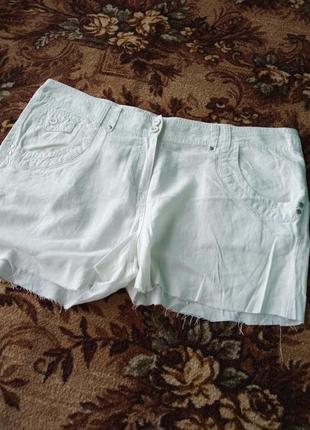 Жіночі шорти білі 52/54 розмір ❣️ все по 38 або 3 шт за 💯1 фото
