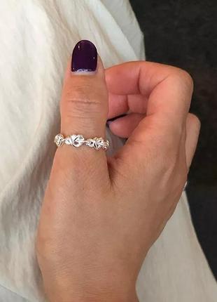 Кільце кольцо колечко срібло s925 срібне стильне серце🤍 модне нове