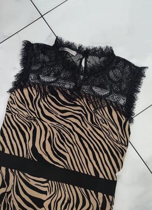 Леопардове італійське жіноче плаття rinascimento s-m (44-46)2 фото