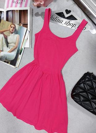 Розовое платье красивое платье 42 44 распродажа new look3 фото