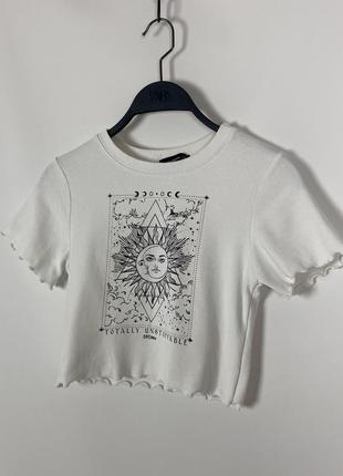 Женская укороченная футболка tally weijl