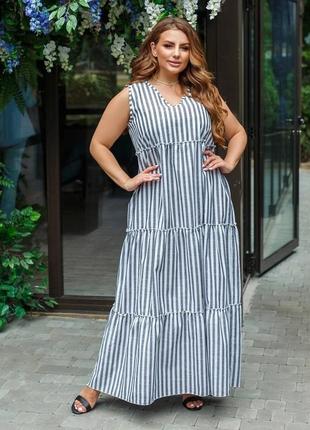 Платье льняное 6