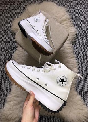 Converse новые коллекции унисекс кеды на платформе танкетке оригинал конверсы мужские женские большой размер