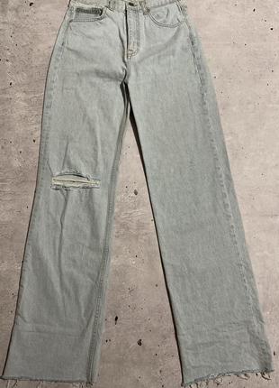 Длинные джинсы широкие pull &amp; bear размер 38 м1 фото