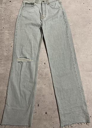Длинные джинсы широкие pull & bear размер 38 м