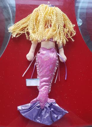 Girlz rock сша кукла текстильная мягкая русалочка с тактильными бусинами в хвосте новая2 фото