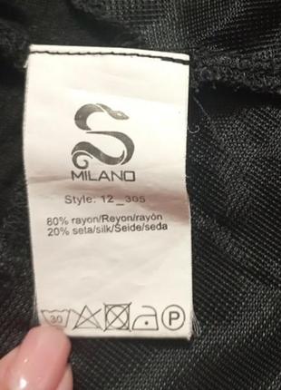 Snake milano, футболка блуза,  оригинал, италия, 20% шелка.6 фото