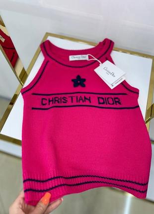 Майка в стиле dior💗люкс