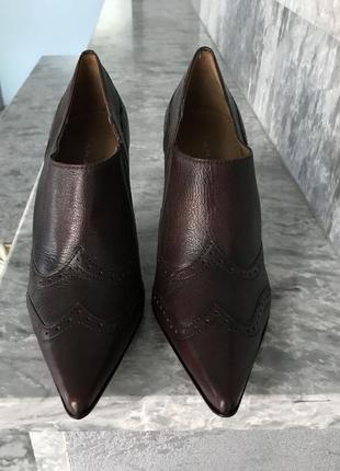 Туфли ботильоны tahari р 38 коричневые3 фото