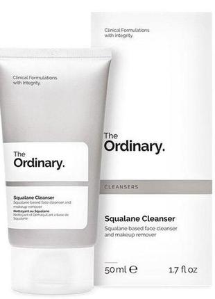 1, the ordinary squalane cleanser очисна та зволожувальна емульсія зі скваланом (50 мл)