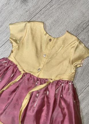 Платье с пышной юбкой для девочки3 фото