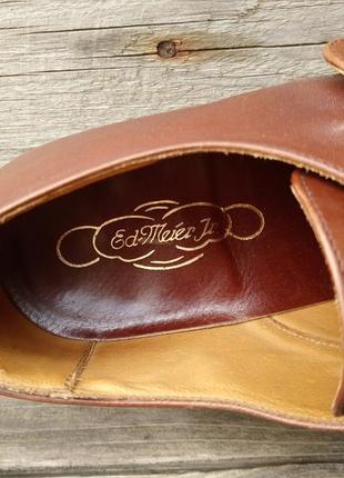 Eduard meier by crocket &amp; jones кожаные монки мужские коричневые туфли кожа мужское туфлы4 фото
