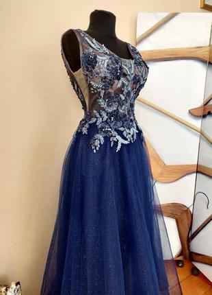 Сукня на випускний в новому стані , одягнуто тільки раз ціна 1850 грн .купляла за 5500)3 фото