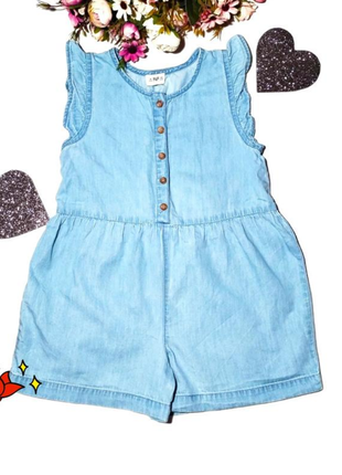 Джинсовий комбінезон літній комбез