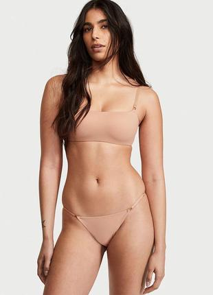 Ніжний безшоний бюстгальтер топ xs л straight-neck lounge bra l оригінал victoria's secret виктория сикрет вікторія сікрет
