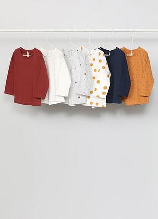 Футболки з довгим рукавом / реглани для дівчинки lefties, 6 шт