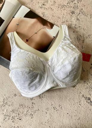 Бюстгальтер большого размера на чашку f, лифчик без поролона прозрачный белый