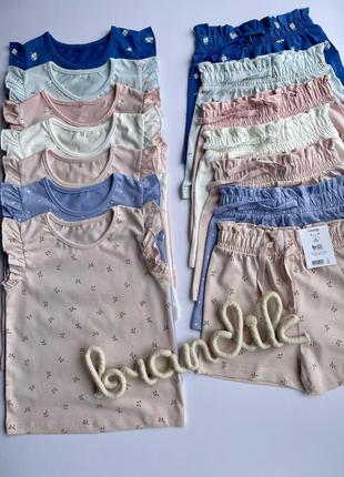 Літній комплект george для дівчинки: майка і шорти