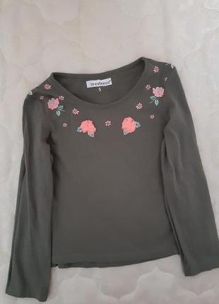 Трикотажный джемпер, гольф, кофта  на девочку 4-5 лет