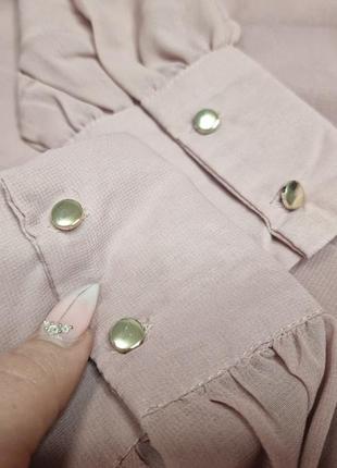 Блуза с рюшами прозрачная xxs9 фото