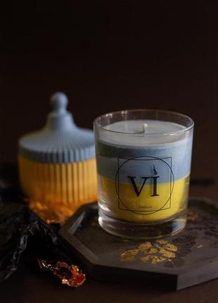 🇺🇦 свеча vi candles мечта 250 г соевый воск, ручная робота