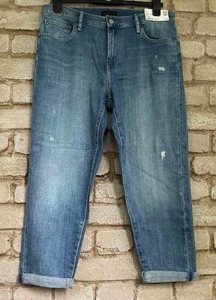 1, узкие джинсы бойфренды до щиколотки размер 30 наш 48-50 l/xl  uniqlo  стрейчевые3 фото