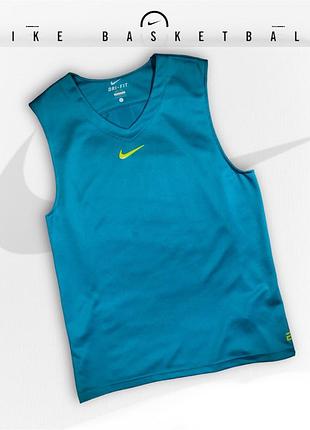 Баскетбольная мужская майка джерси  nike dri-fit elite ultimate sleeveless gold swoosh (545489-309) размер l