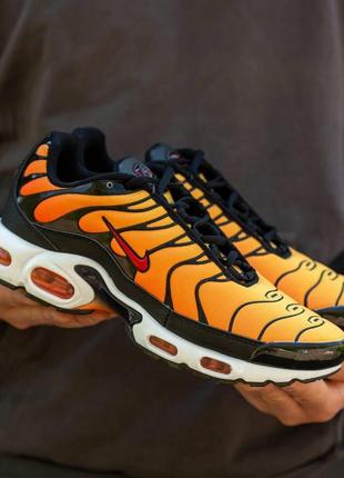 Мужские кроссовки nike air max plus tn+ orange black 41-43-44-45