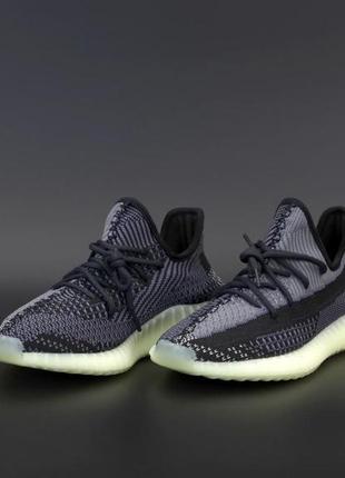 Кроссовки adidas yeezy boost 350 v2 asriel black (кроссовки адидас изи буст 350 черного цвета 37-40,42)4 фото