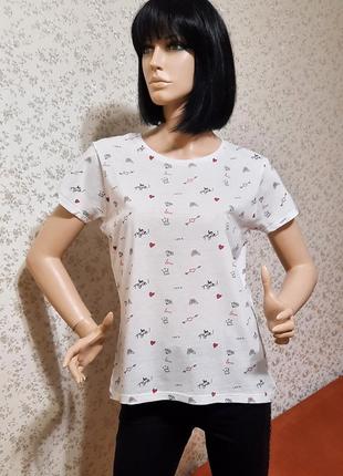 Футболка primark cotton tee р. 12 хлопок