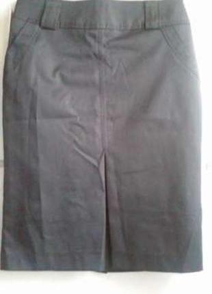 Новая юбка - карандаш (женственная и сексуальная) тёмно-синего цвета1 фото