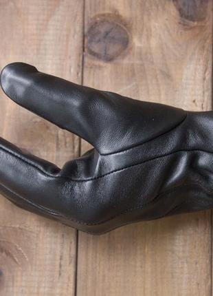 Женские кожаные сенсорные перчатки из очень качественной кожи2 фото