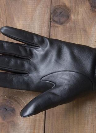 Женские кожаные сенсорные перчатки из очень качественной кожи3 фото