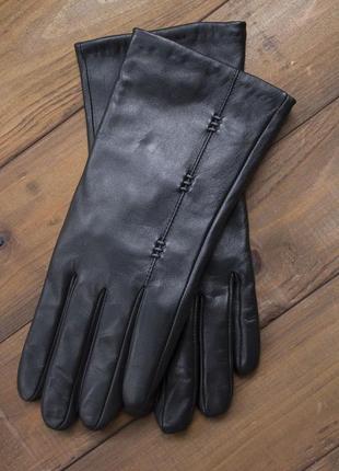 Женские кожаные сенсорные перчатки из очень качественной кожи