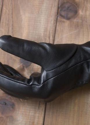 Женские кожаные сенсорные перчатки из очень качественной кожи3 фото