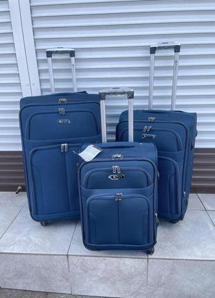 "чемодан fly bag набір валіз на 4х-колесах fly 3 шт.1 фото