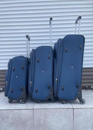 "чемодан fly bag набір валіз на 4х-колесах fly 3 шт.4 фото