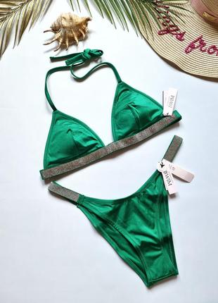 Купальник со стразами виктория сикрет victoria’s secret