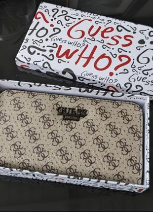 Гаманець guess великий сірий