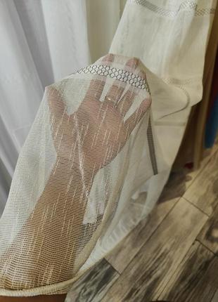 Тюль лен туречки