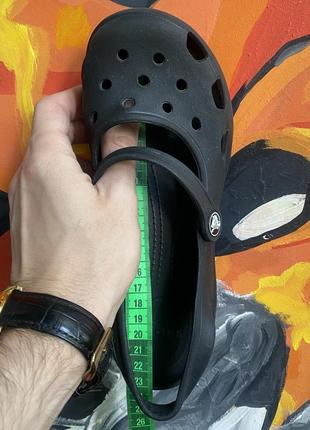 Crocs сандали w 7 37-38 размер женские чёрные оригинал2 фото
